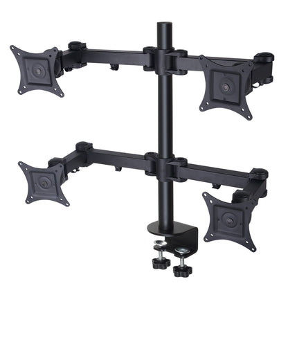 Strata Stand Quad Monitor Arm Black