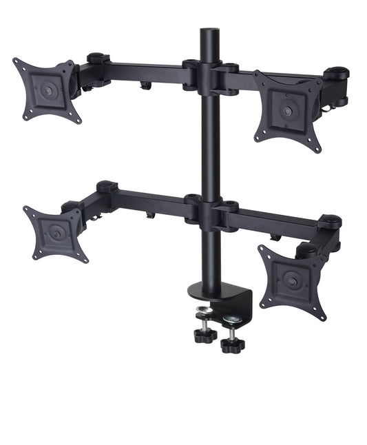Strata Stand Quad Monitor Arm Black