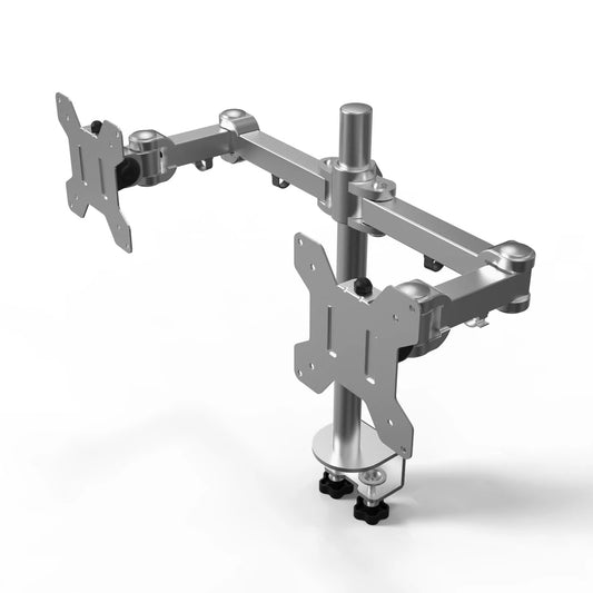 Strata Double Monitor Arm (Black, Silver & White Available)