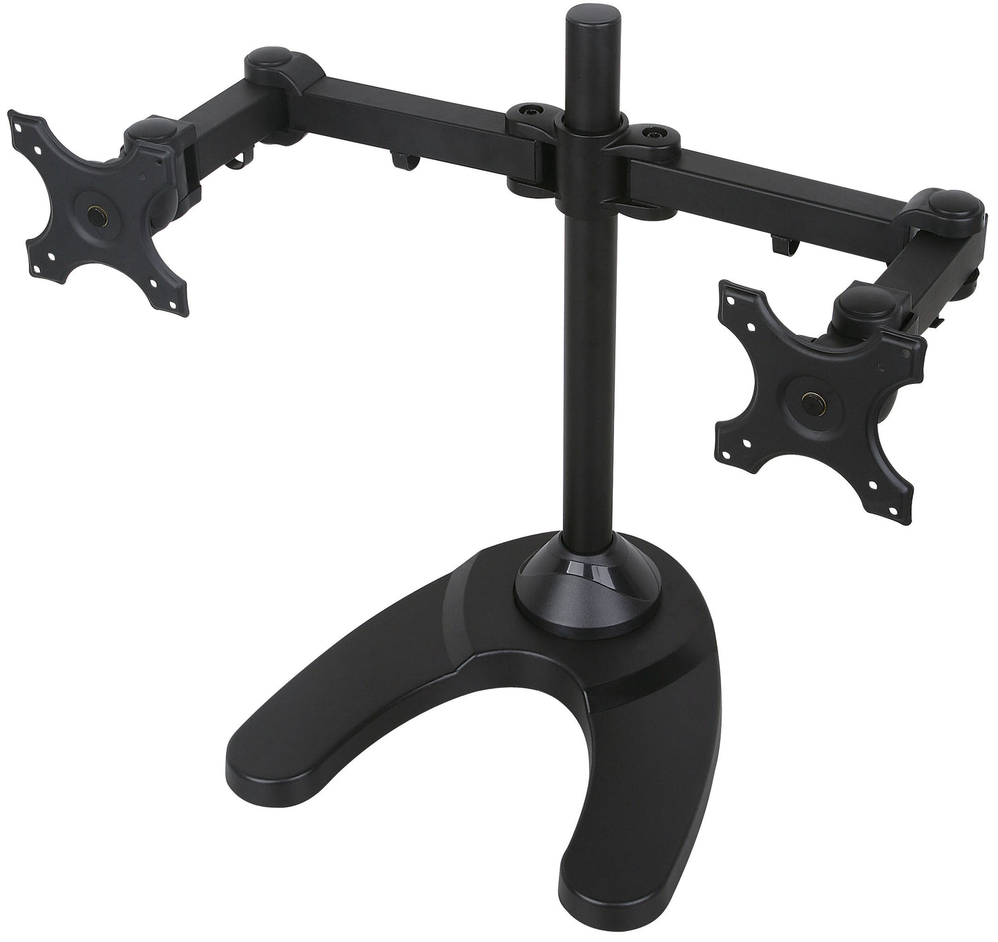 Strata Stand Double Monitor Stand Black