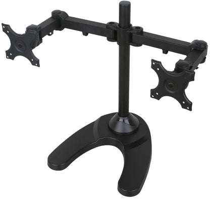 Strata Stand Double Monitor Stand Black