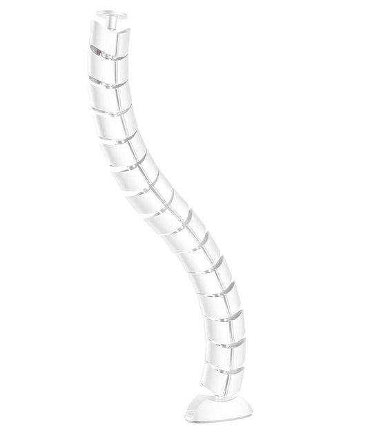 FlexiSpine Oval Cable Spine Organiser H800mm x W75mm White