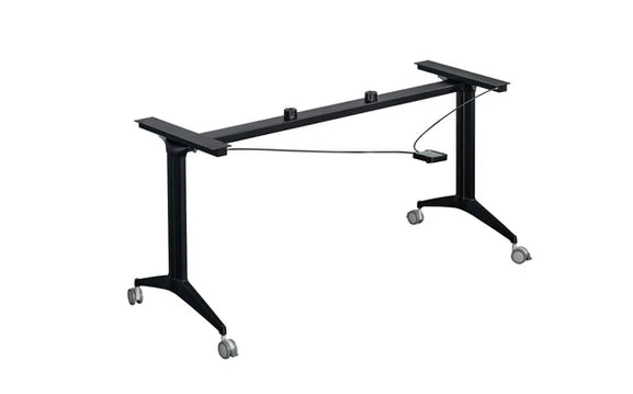 Value 1600mm Fliptop Table Frame Black