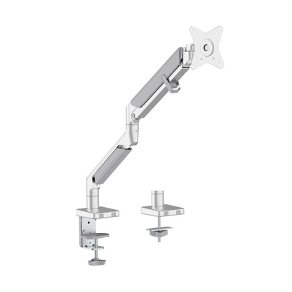 Novara Gas Spring Single Monitor Arm Silver