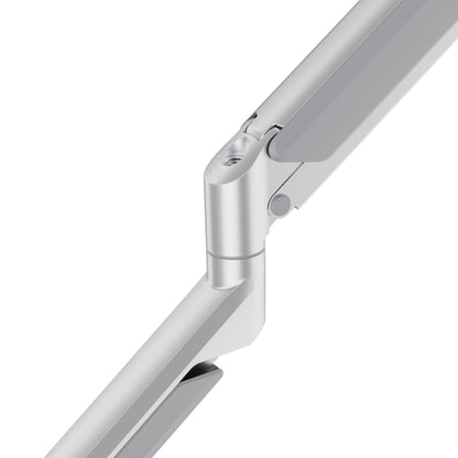 Novara Gas Spring Double Monitor Arm Silver