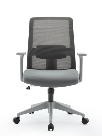 Griseo High Back Mesh Operator Armchair in Grey