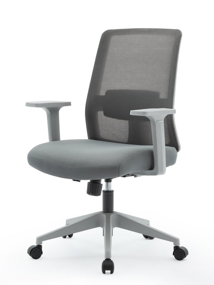 Griseo High Back Mesh Operator Armchair in Grey