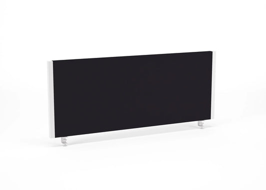 Impulse 1000x400mm Desktop Screen Black with White Frame