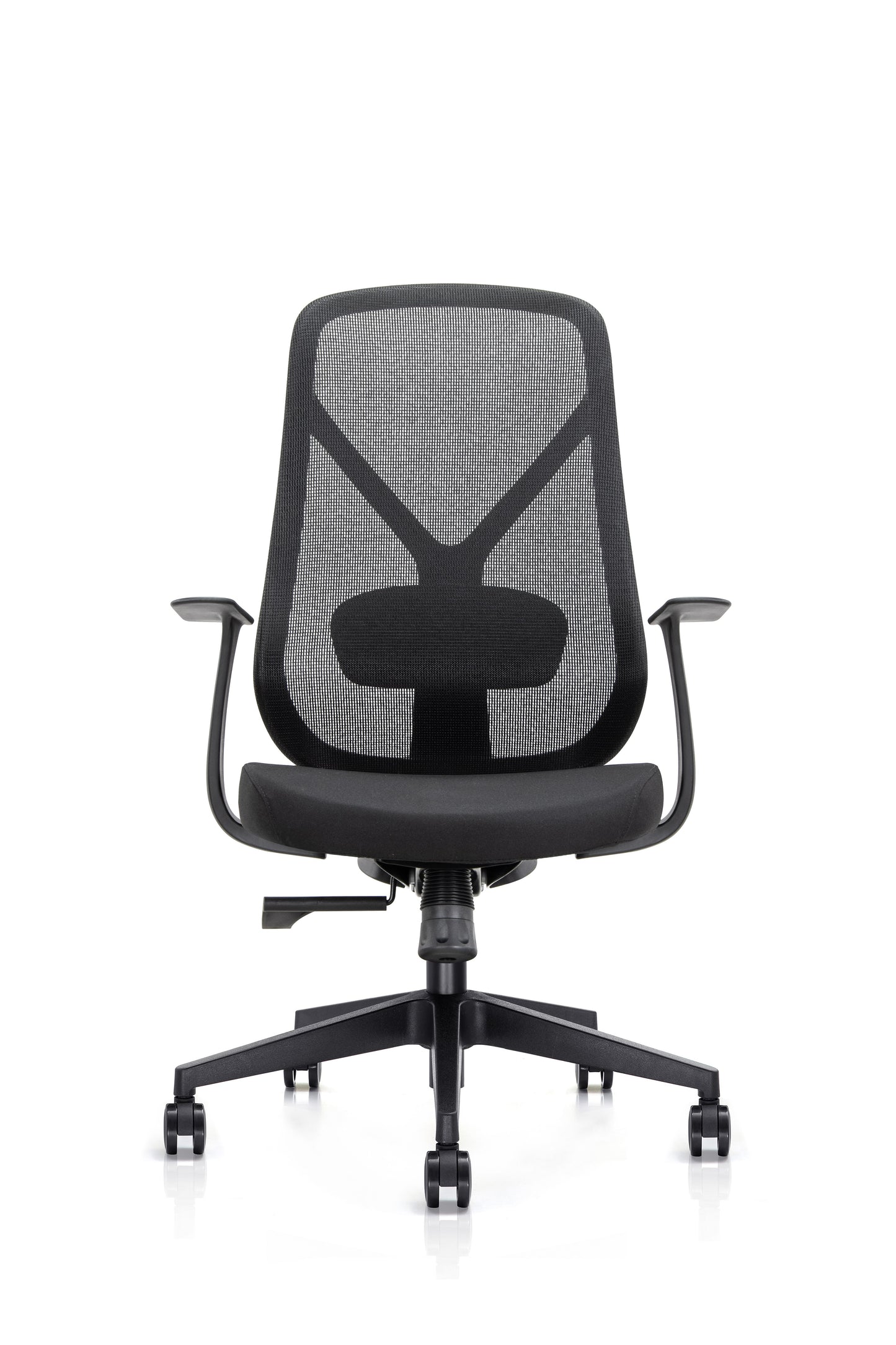Kalos High Back Mesh Operator Armchair in Black