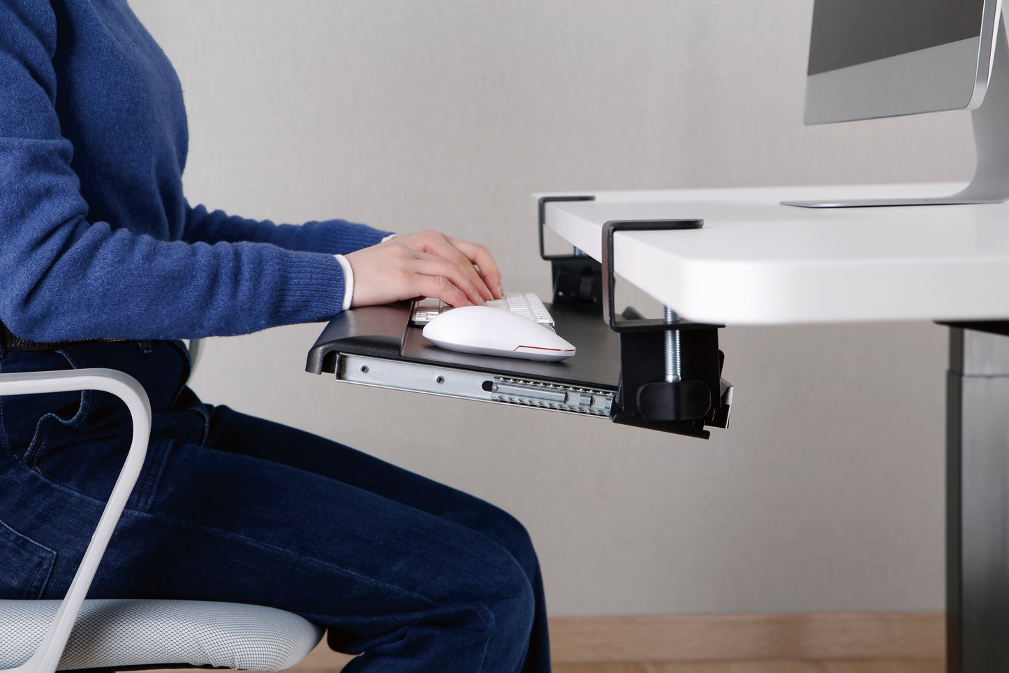 Glider Lite Clamp-on Ergonomic Keyboard Tray Black