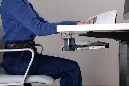 Glider Lite Clamp-on Ergonomic Keyboard Tray Black