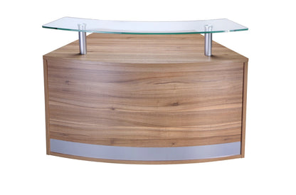 Value Low Height Radial Section Reception Counter Antracite