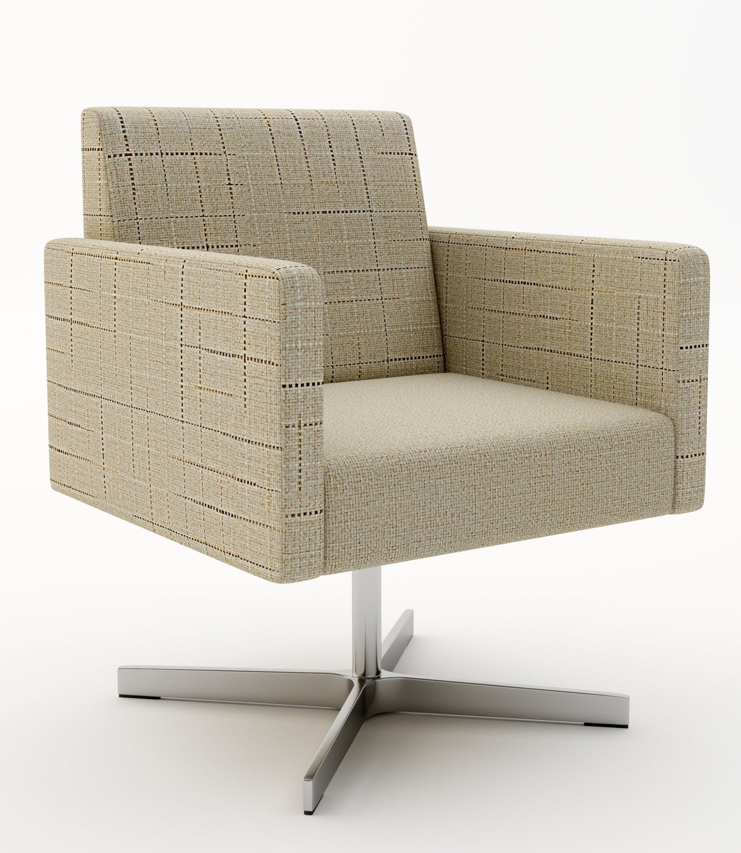 Lounge Square Armchair (Many Fabric Colours Available)