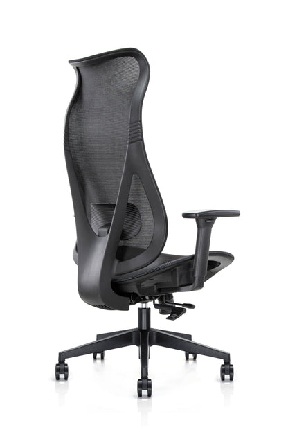 Ergonomic Mala Ultra High Back Mesh Task Armchair Black