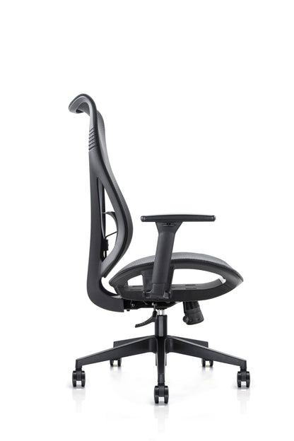 Ergonomic Mala High Back Mesh Task Armchair Black