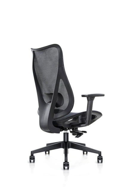 Ergonomic Mala High Back Mesh Task Armchair Black