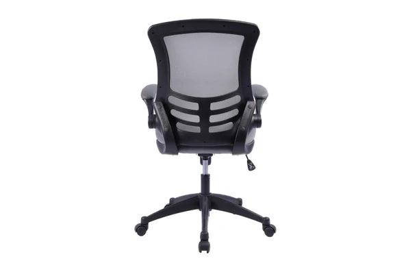 Value Deluxe Mesh Operator Armchair with Foldaway Arms Grey