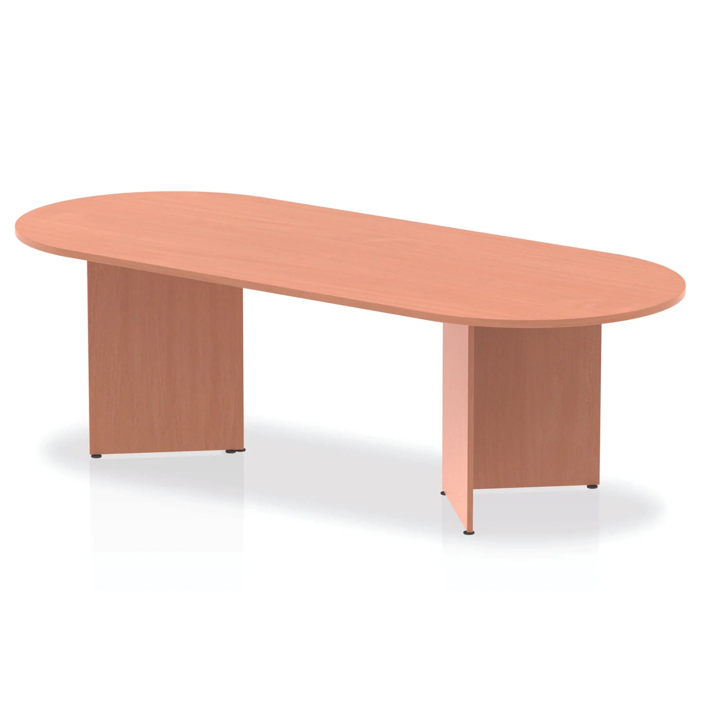 2400x1000mm Impulse Freestanding Boardroom Table Beech