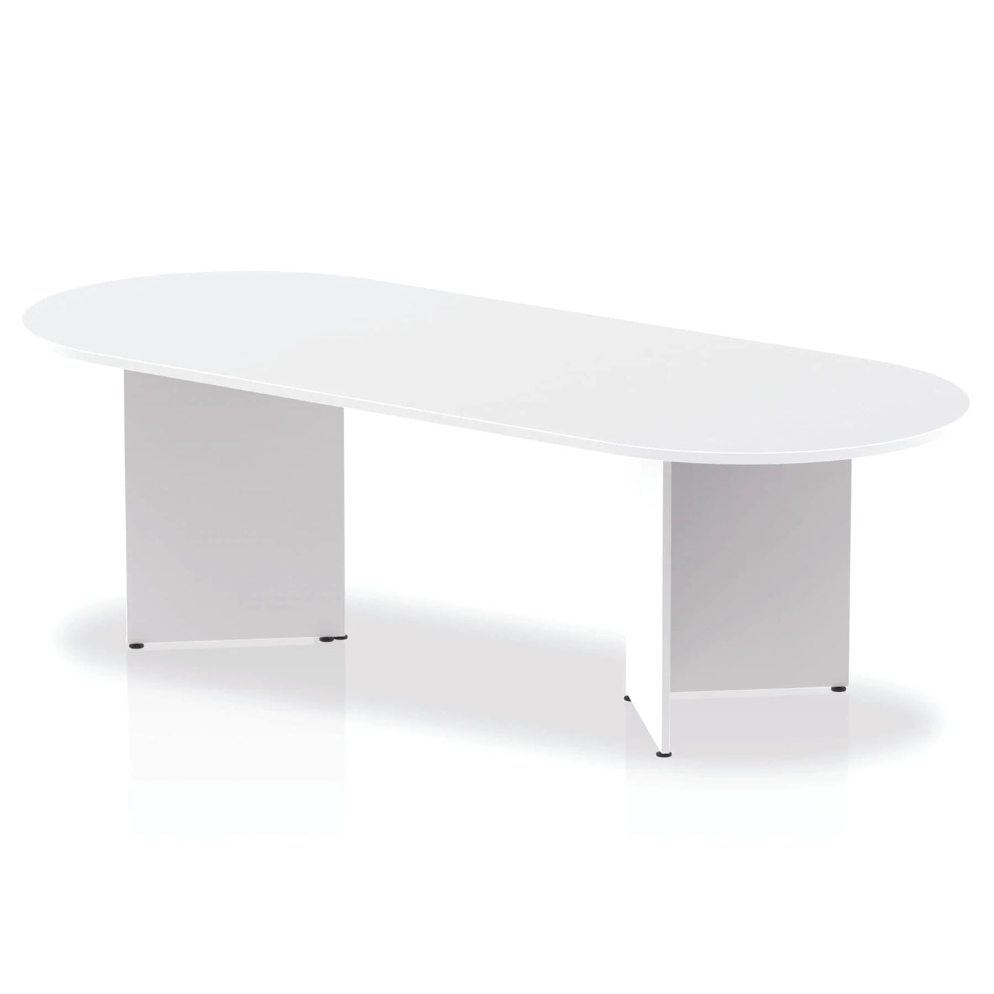 2400x1000mm Impulse Freestanding Boardroom Table White