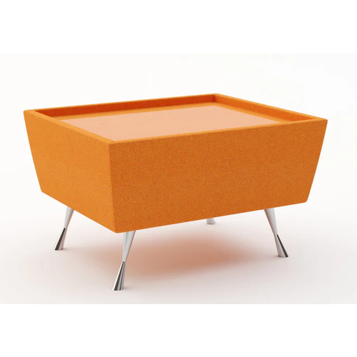 Manhattan Small Table with Glass Top (Many Fabric Colours Available)