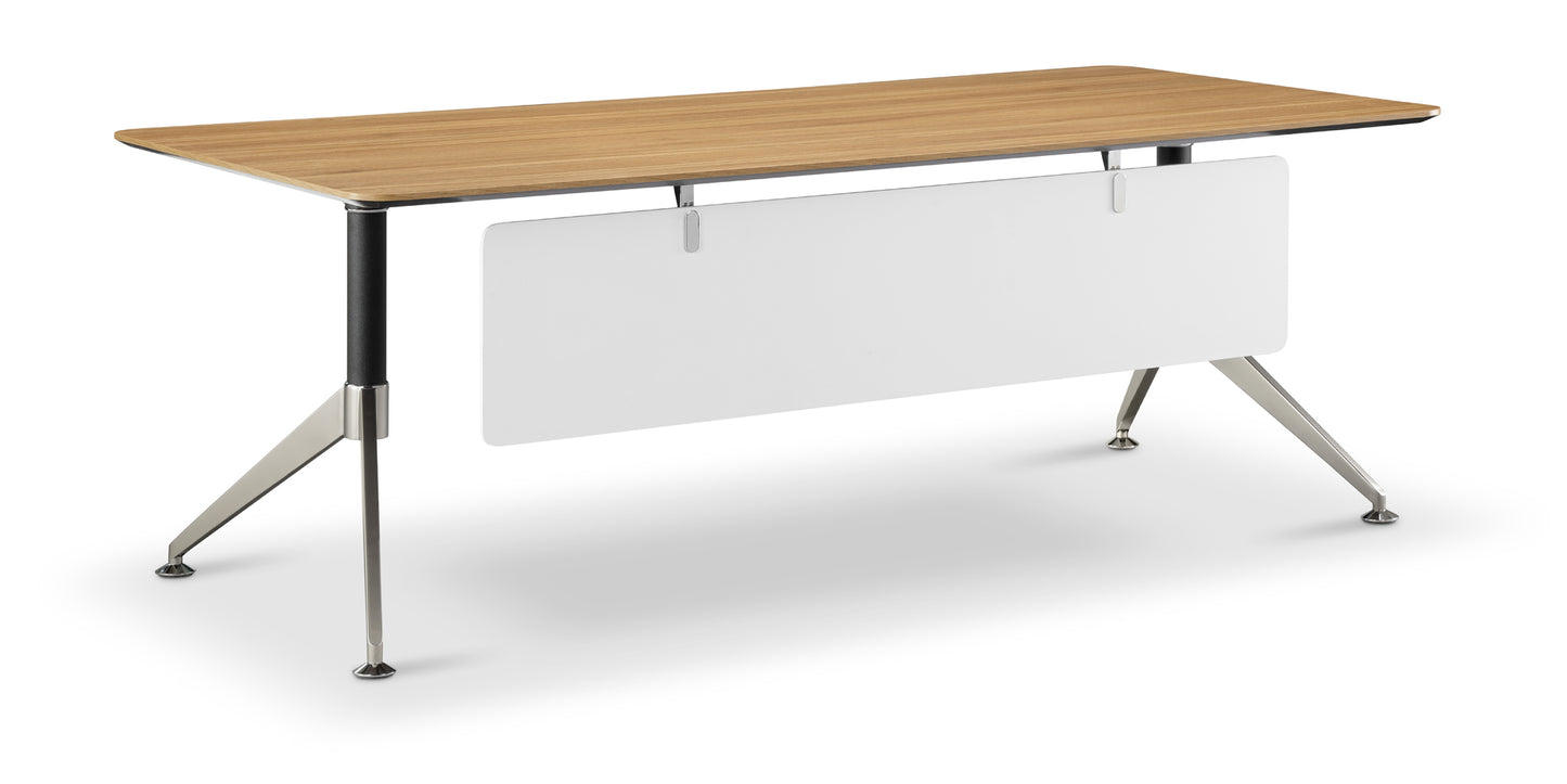 Nero 2000x900mm Free Standing Executive Desk American Black Walnut