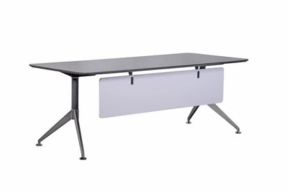 Nero 2000x900mm Free Standing Executive Desk Anthracite