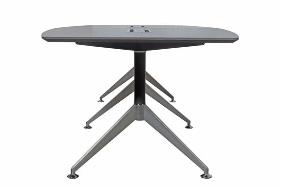 Nero 3000x1200mm Executive Boardroom Table with Cable Management Anthracite