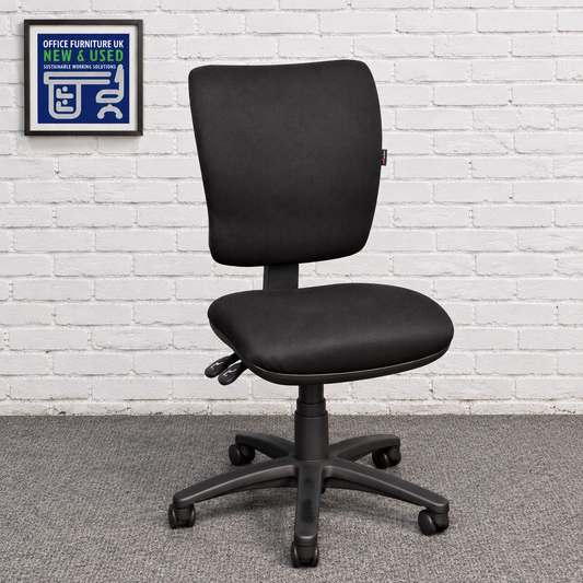 Summit High Back Operators Chair Black (Used)