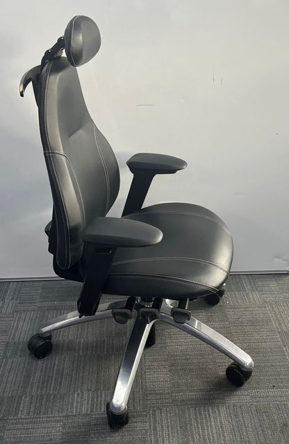 RH Mereo 220 High Back Ergonomic Leather Office Chair (used)