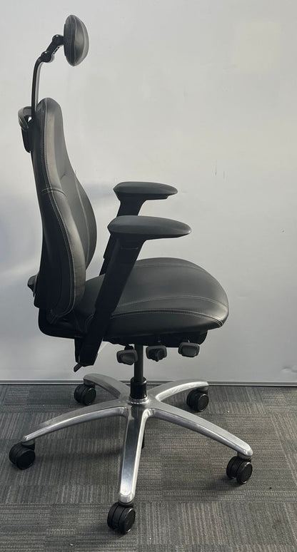 RH Mereo 220 High Back Ergonomic Leather Office Chair (used)