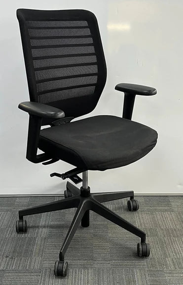 Senator Fuse Mesh Back Operators Armchair Black (used)