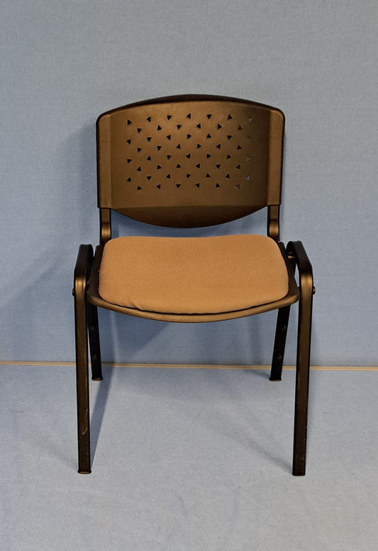 4 Legged Visitor / Meeting Chair Grey / Black (used)