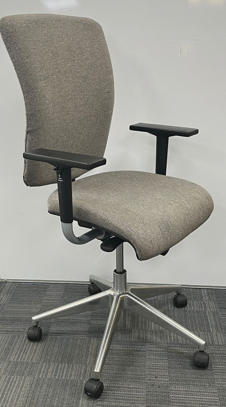 Orangebox Go High Back Operators Armchair Grey (used)