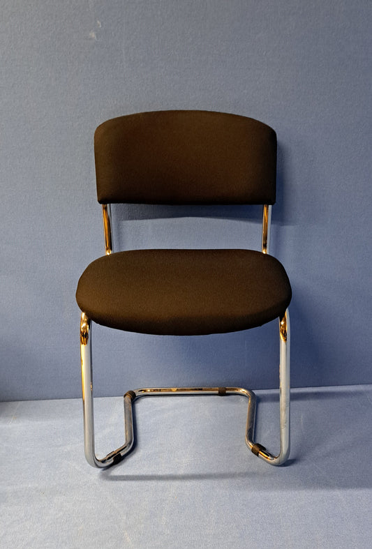 Visitor / Meeting Chair on Cantilever Frame Black (used)