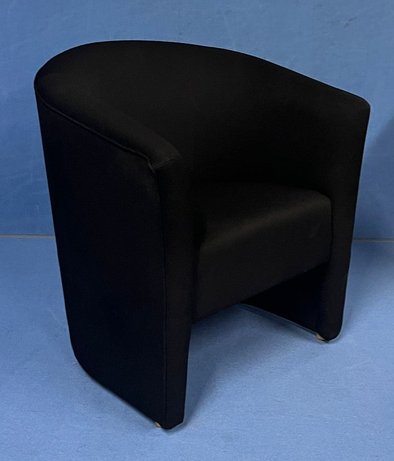 Single Seater Tub Chair Black (used)