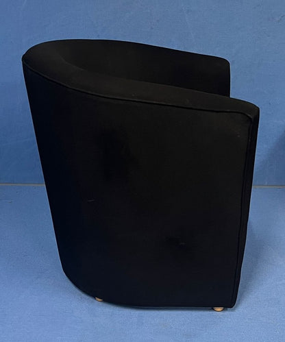 Single Seater Tub Chair Black (used)