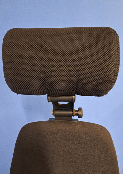 Orangebox Flo Mid Back Task Armchair with Headrest Black (used)