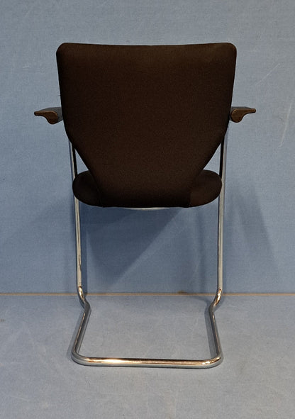 Orangebox X10 CA Meeting / Visitor Armchair on a Cantilever Frame Black (used)