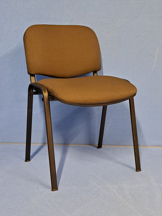 Visitor / Meeting Chair Grey on a Black Frame (used)