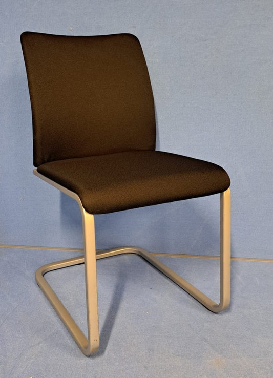 Steelcase Reply Meeting Chair on Cantilever Frame Black (used)
