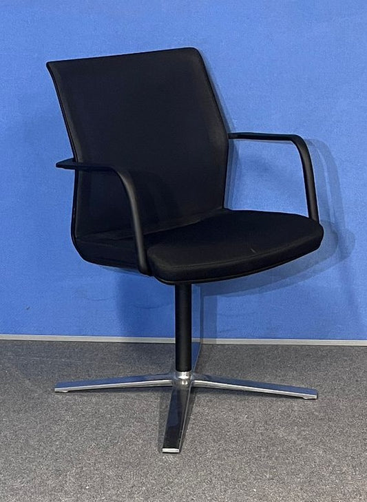 Orangebox Workday Rotating Conference Armchair Black (used)
