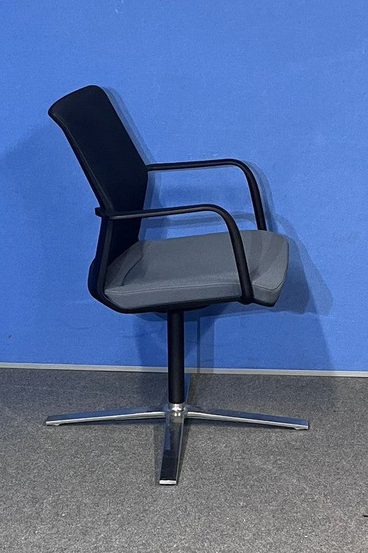 Orangebox Workday Rotating Conference Armchair Grey (used)