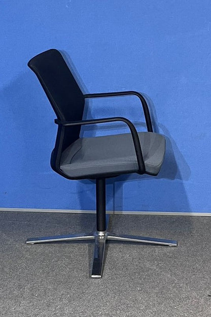 Orangebox Workday Rotating Conference Armchair Grey (used)