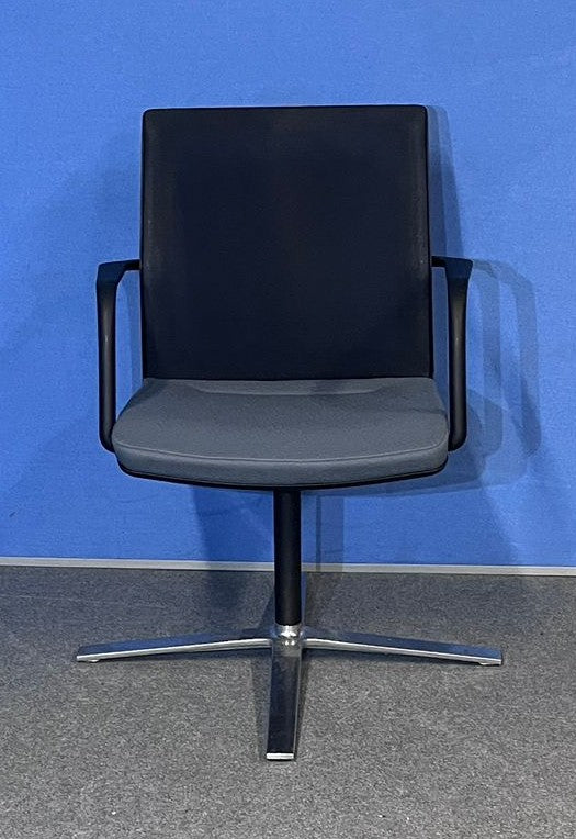 Orangebox Workday Rotating Conference Armchair Grey (used)