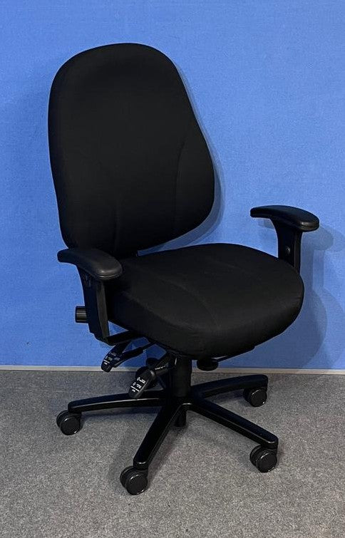 Grande G+6 High Back Heavy Duty Ergonomic Office Chair Black (used)