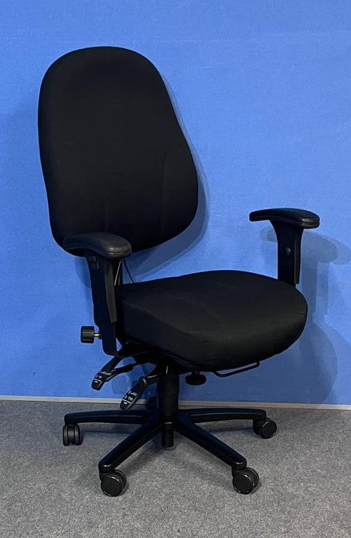 Grande G+6 High Back Heavy Duty Ergonomic Office Chair Black (used)