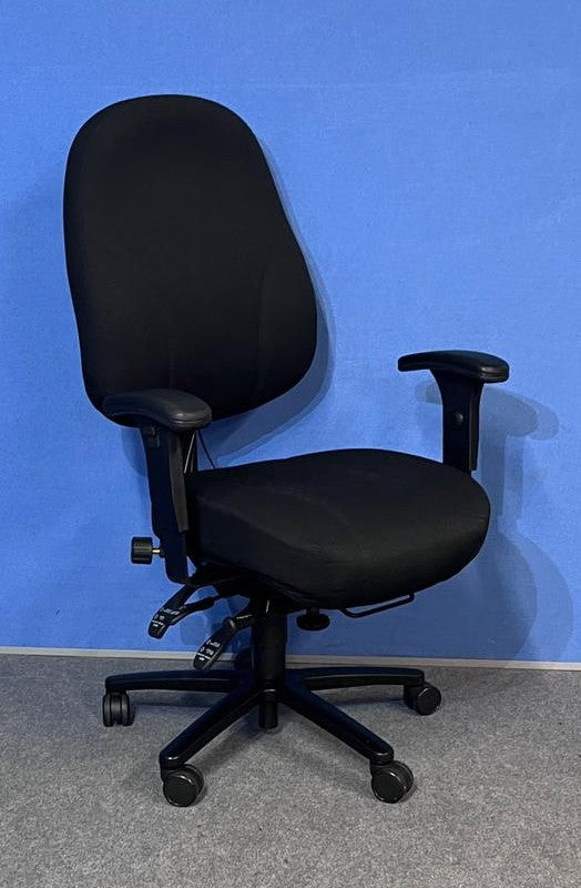 Grande G+6 High Back Heavy Duty Ergonomic Office Chair Black (used)