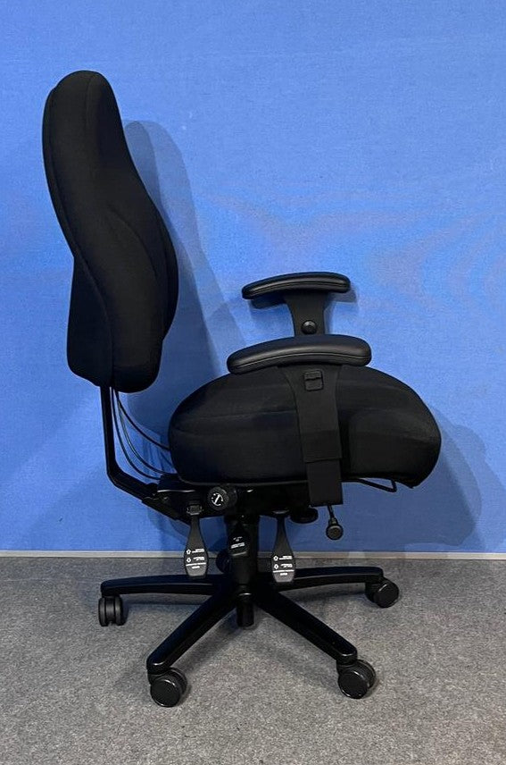 Grande G+6 High Back Heavy Duty Ergonomic Office Chair Black (used)