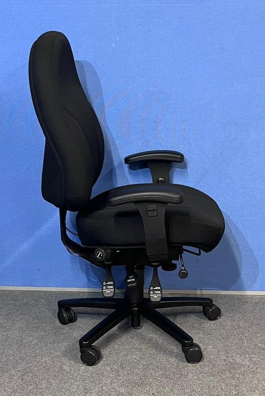 Grande G+6 High Back Heavy Duty Ergonomic Office Chair Black (used)