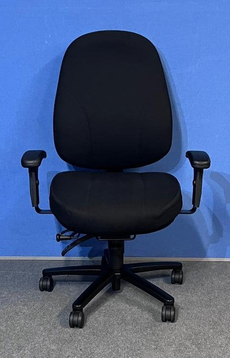 Grande G+6 High Back Heavy Duty Ergonomic Office Chair Black (used)